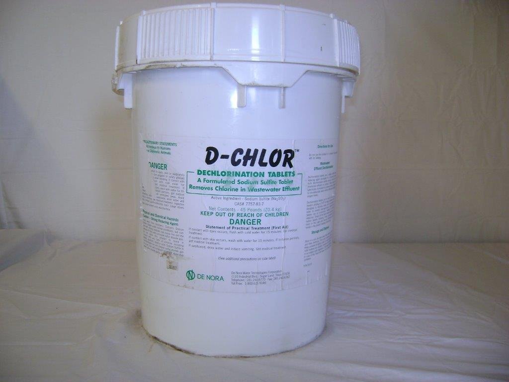DeChlorination Tablets Vernon Morris